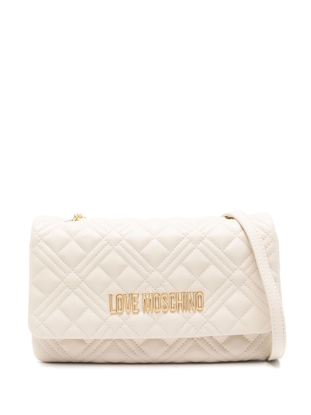 Love Moschino logo-lettering tote bag - Neutrals von Love Moschino