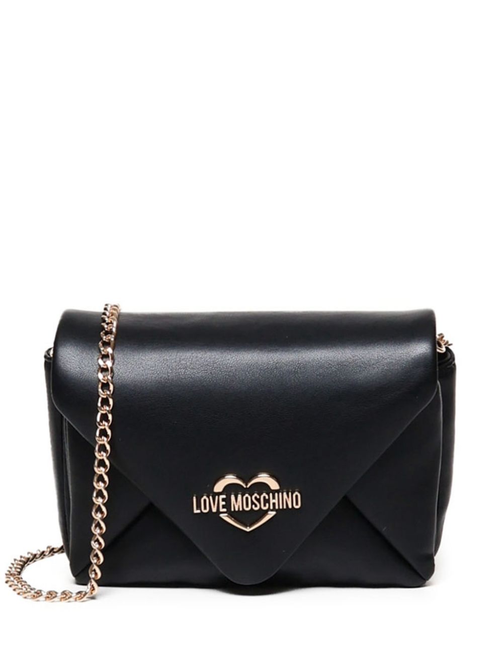 Love Moschino logo-plaque crossbody bag - Black von Love Moschino