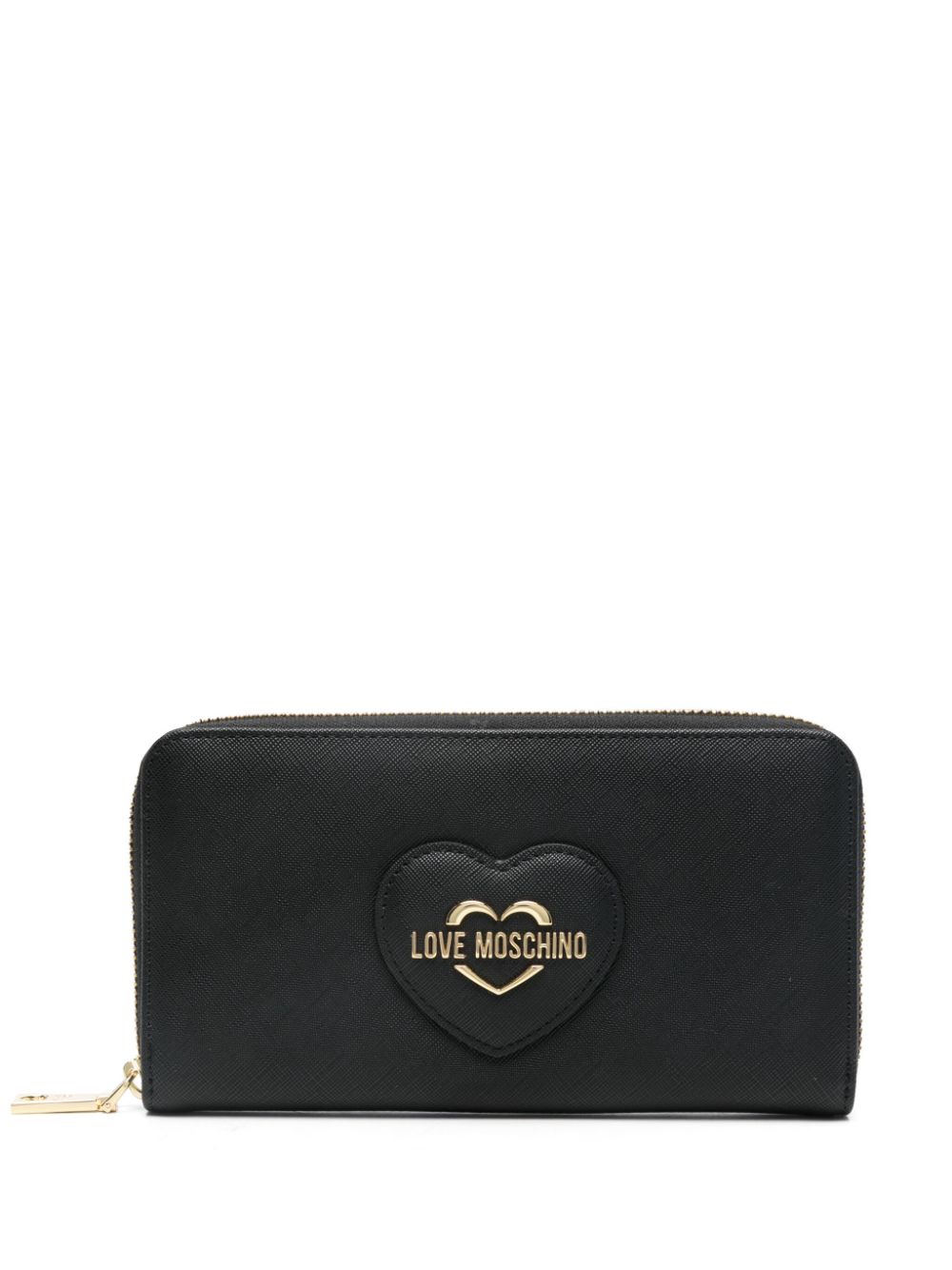 Love Moschino logo-plaque wallet - Black von Love Moschino