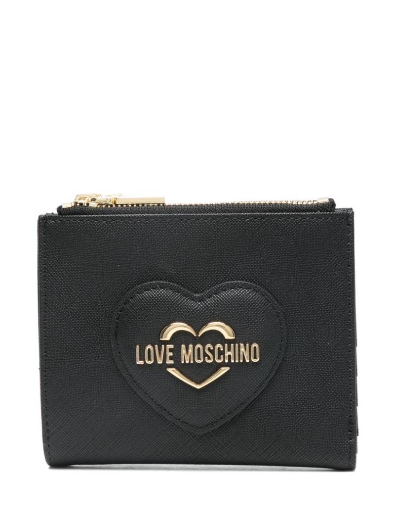 Love Moschino logo-plaque wallet - Black von Love Moschino