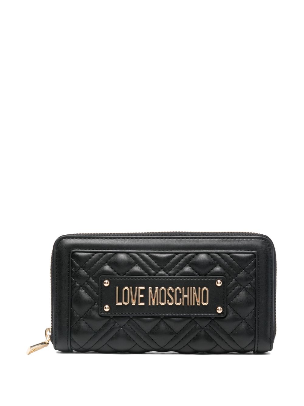 Love Moschino logo-plaque wallet - Black von Love Moschino