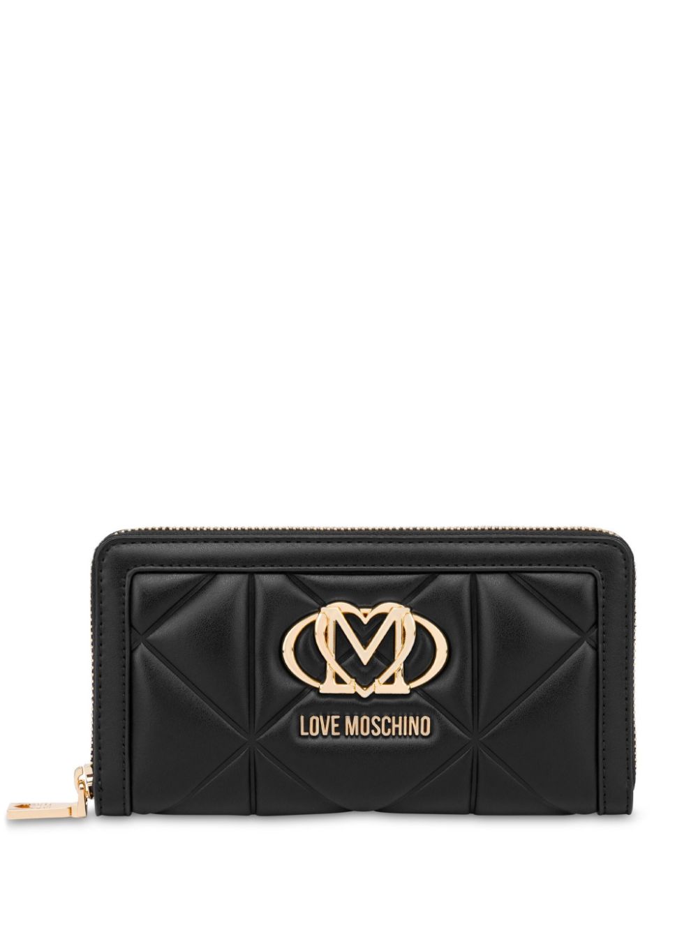 Love Moschino logo-plaque wallet - Black von Love Moschino