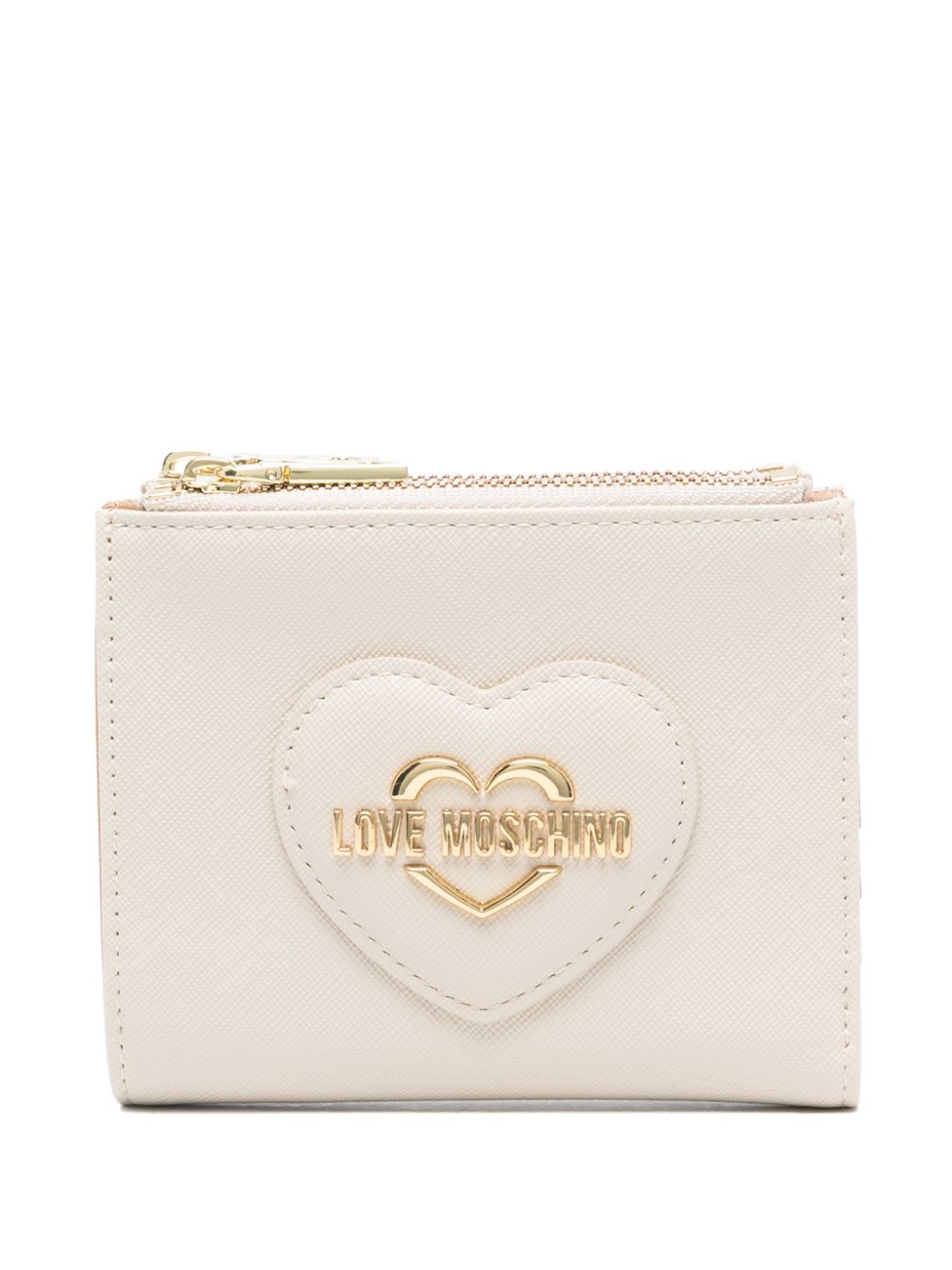 Love Moschino logo-plaque wallet - Neutrals von Love Moschino