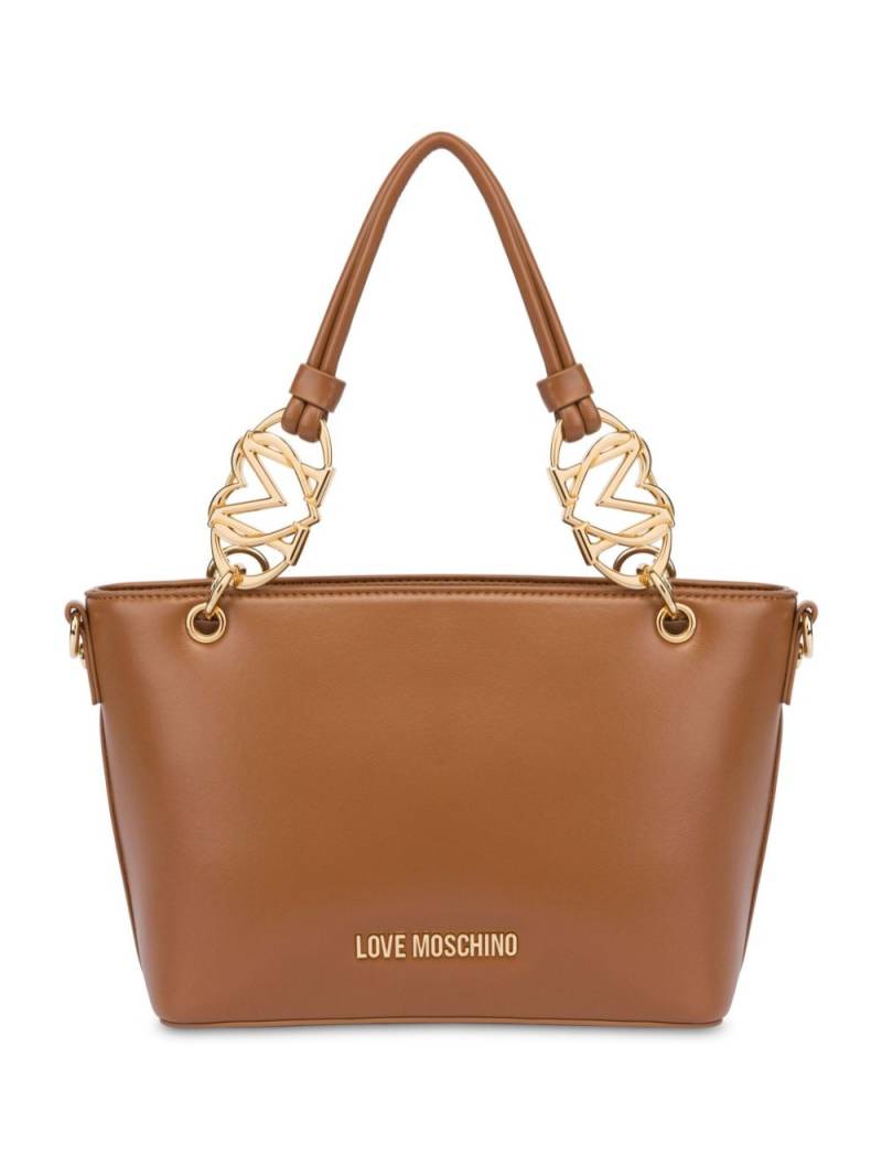 Love Moschino logo shoulder bag - Brown von Love Moschino