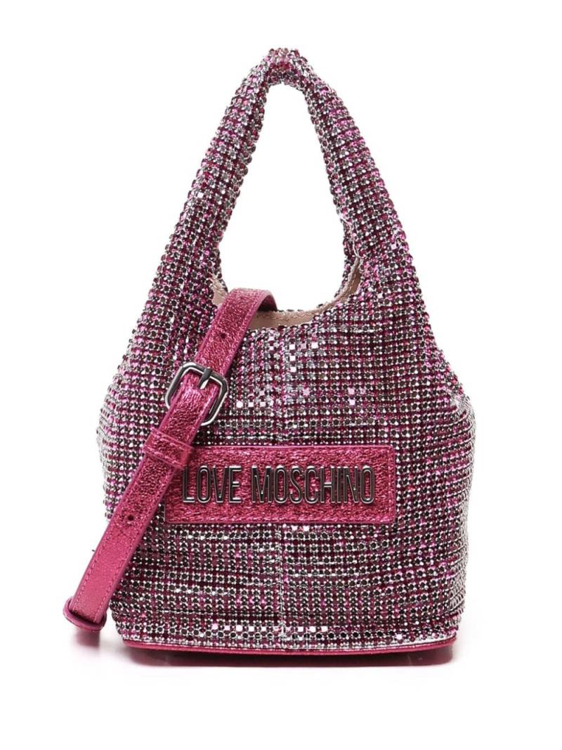 Love Moschino logo shoulder bag - Pink von Love Moschino