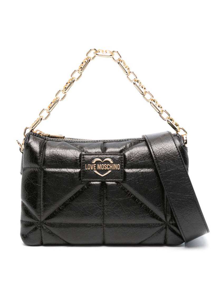 Love Moschino quilted tote bag - Black von Love Moschino