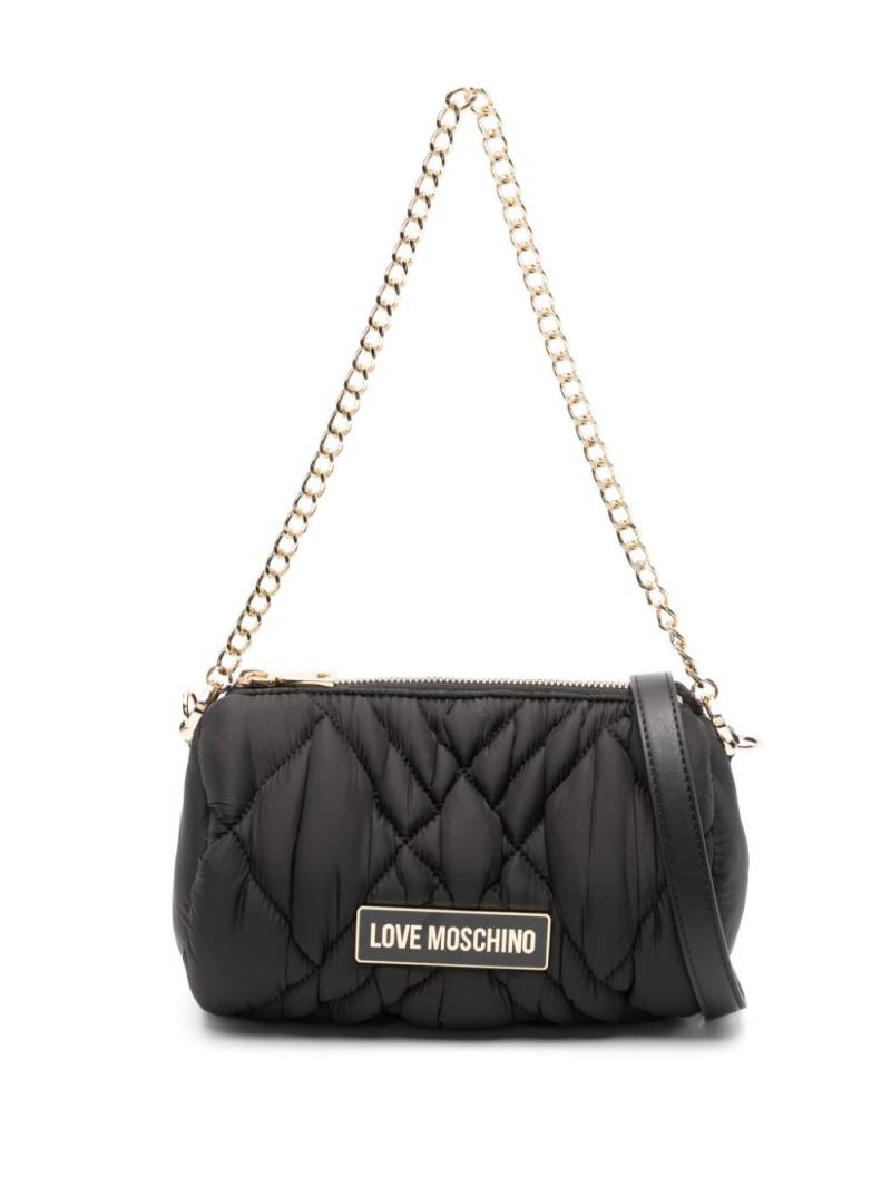 Love Moschino quilted tote bag - Black von Love Moschino