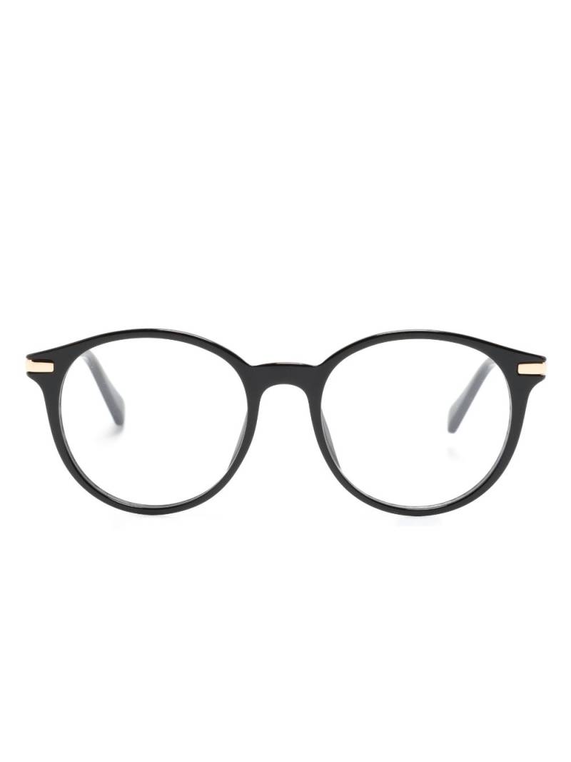 Love Moschino round-frame glasses - Black von Love Moschino