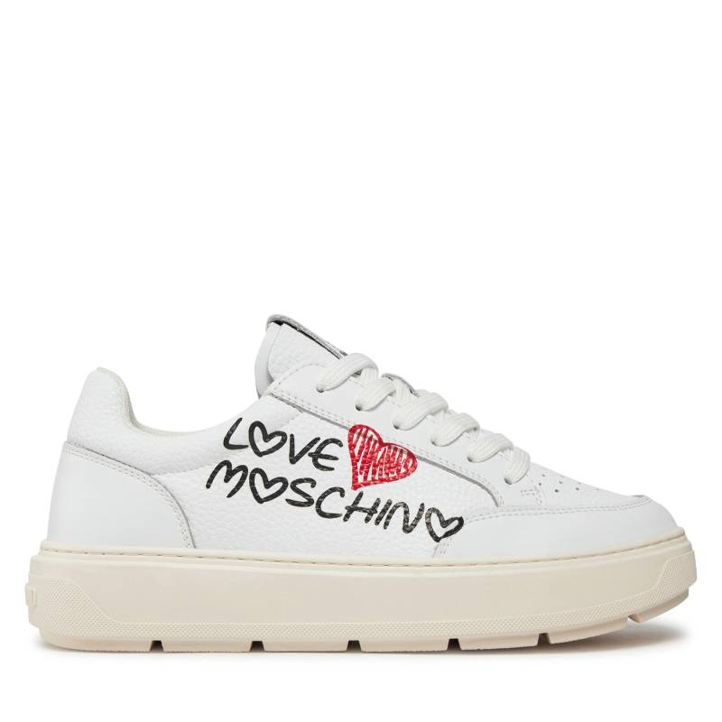 Sneakers LOVE MOSCHINO JA15224G1IJCA10A Weiß von Love Moschino