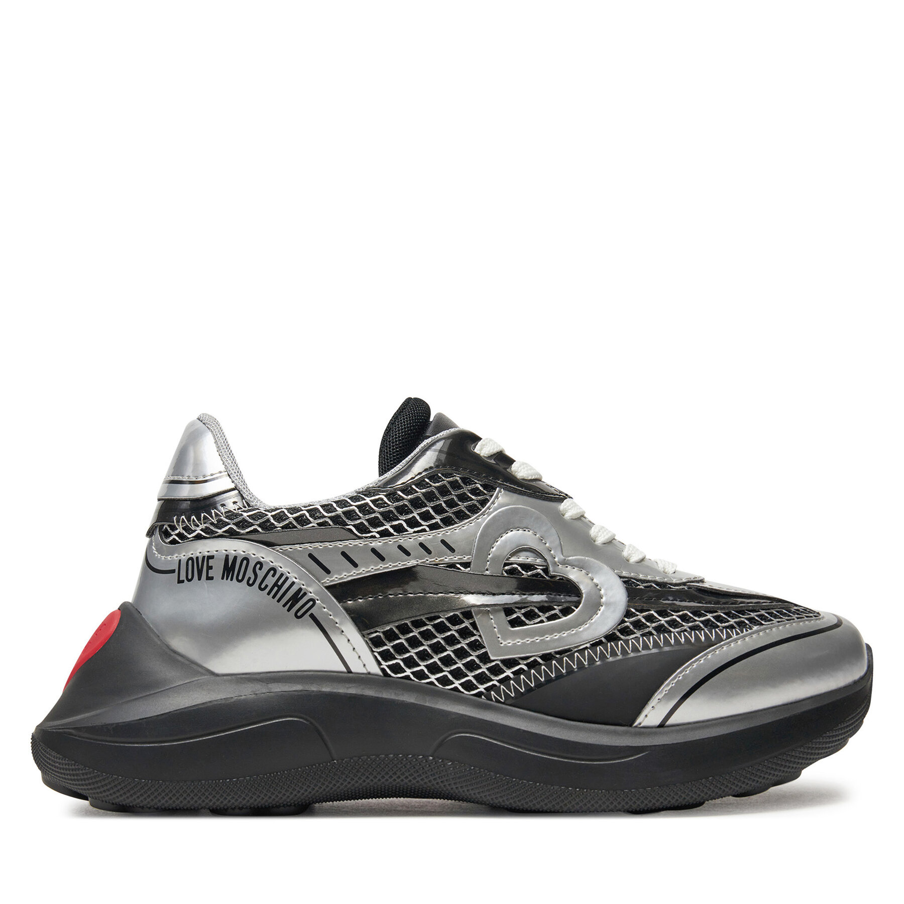 Sneakers LOVE MOSCHINO JA15406G0LIQC00B Silberfarben Sneakers LOVE MOSCHINO JA15406G0LIQC00B Silberfarben von Love Moschino