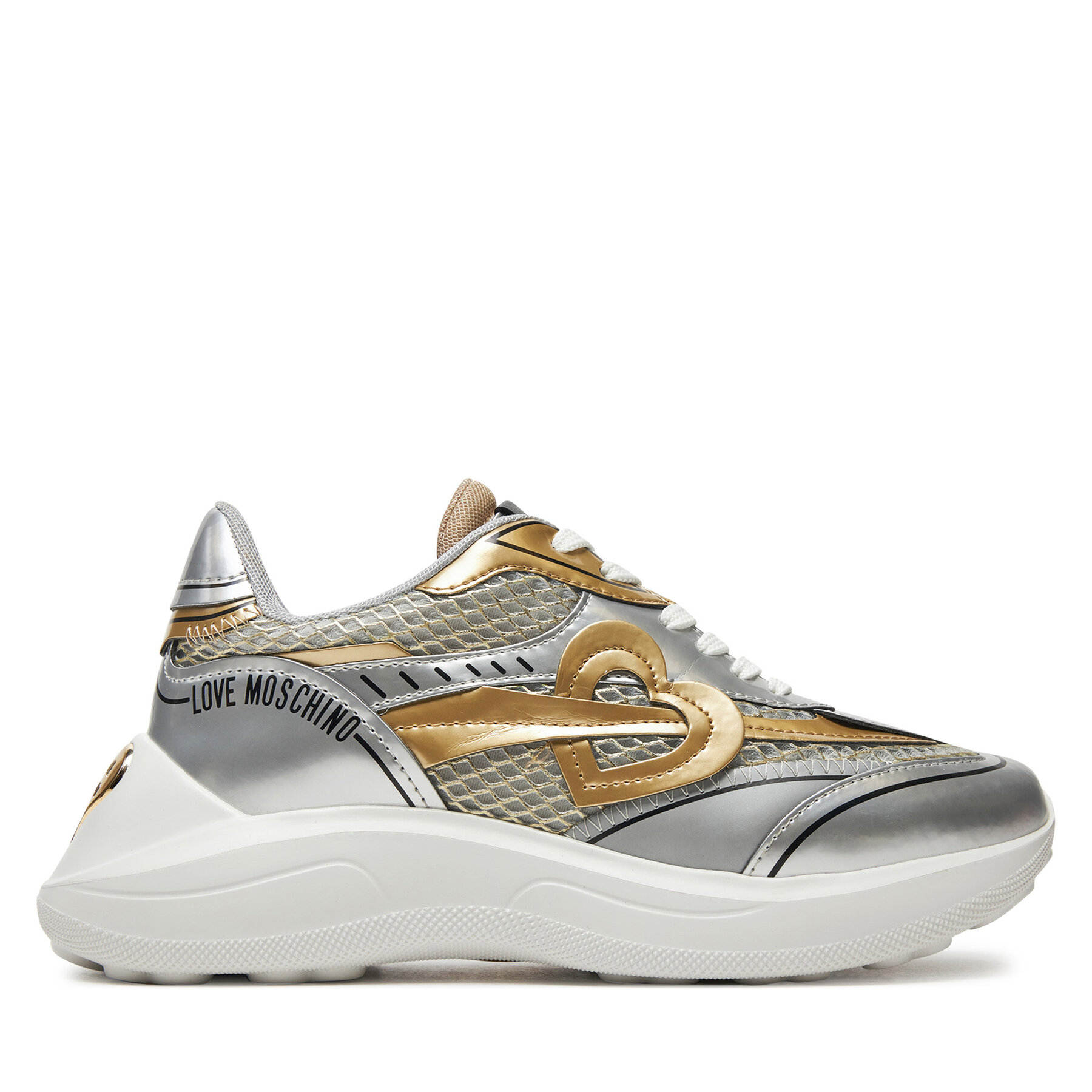 Sneakers LOVE MOSCHINO JA15406G0LIQC90A Silberfarben Sneakers LOVE MOSCHINO JA15406G0LIQC90A Silberfarben von Love Moschino