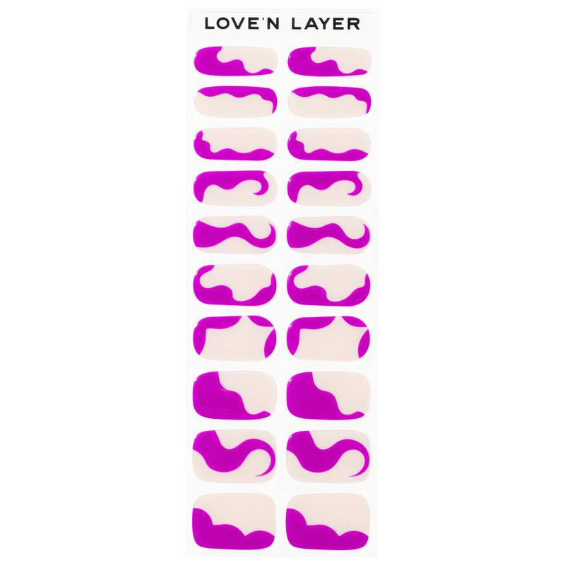 LoveNLayer - Abstraction Dahlia Pink von LoveNLayer