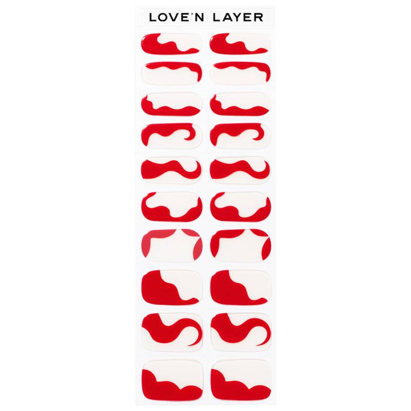 LoveNLayer - Abstraction Grape Red von LoveNLayer