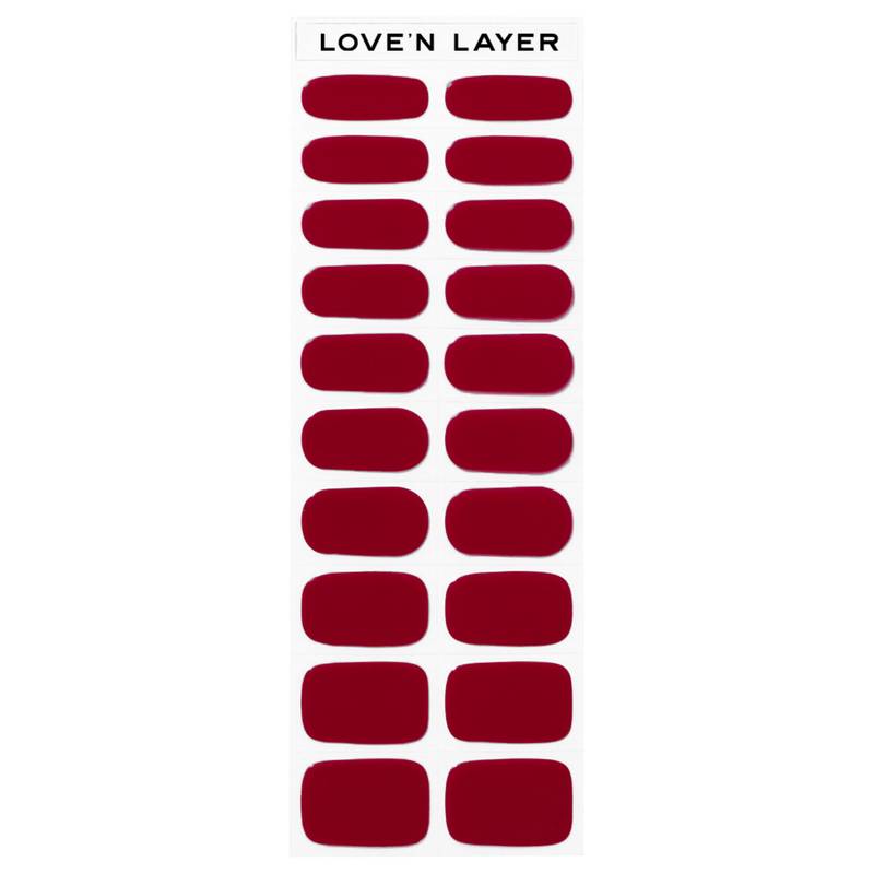 LoveNLayer - Solid Burgundy Red von LoveNLayer