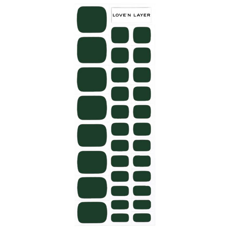 LoveNLayer - Solid Toe Forest Green von LoveNLayer