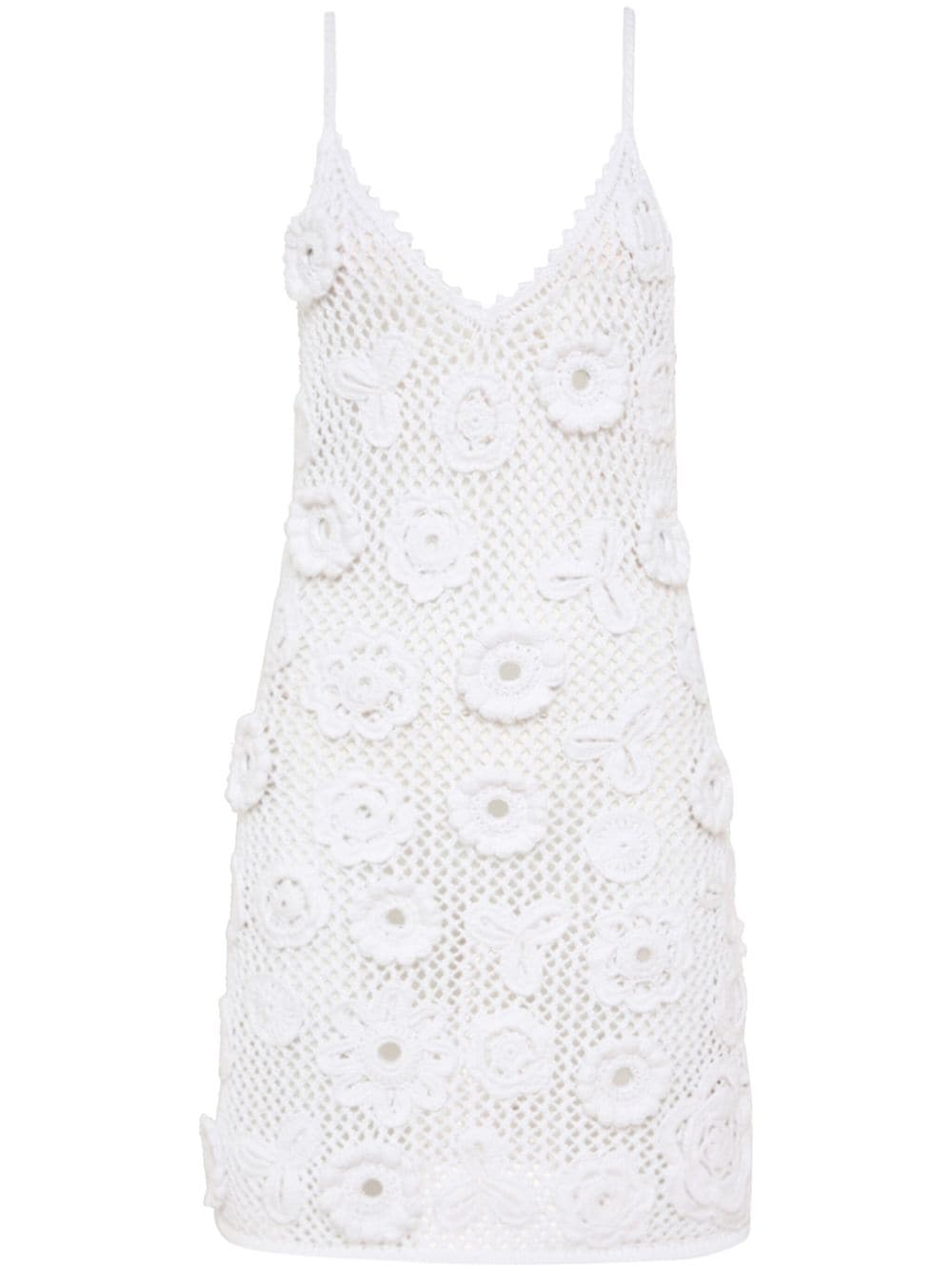 LoveShackFancy Ferline minidress - White von LoveShackFancy