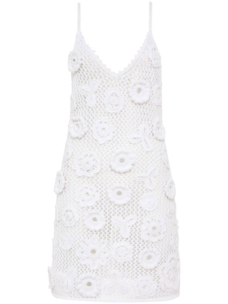 LoveShackFancy Ferline minidress - White von LoveShackFancy