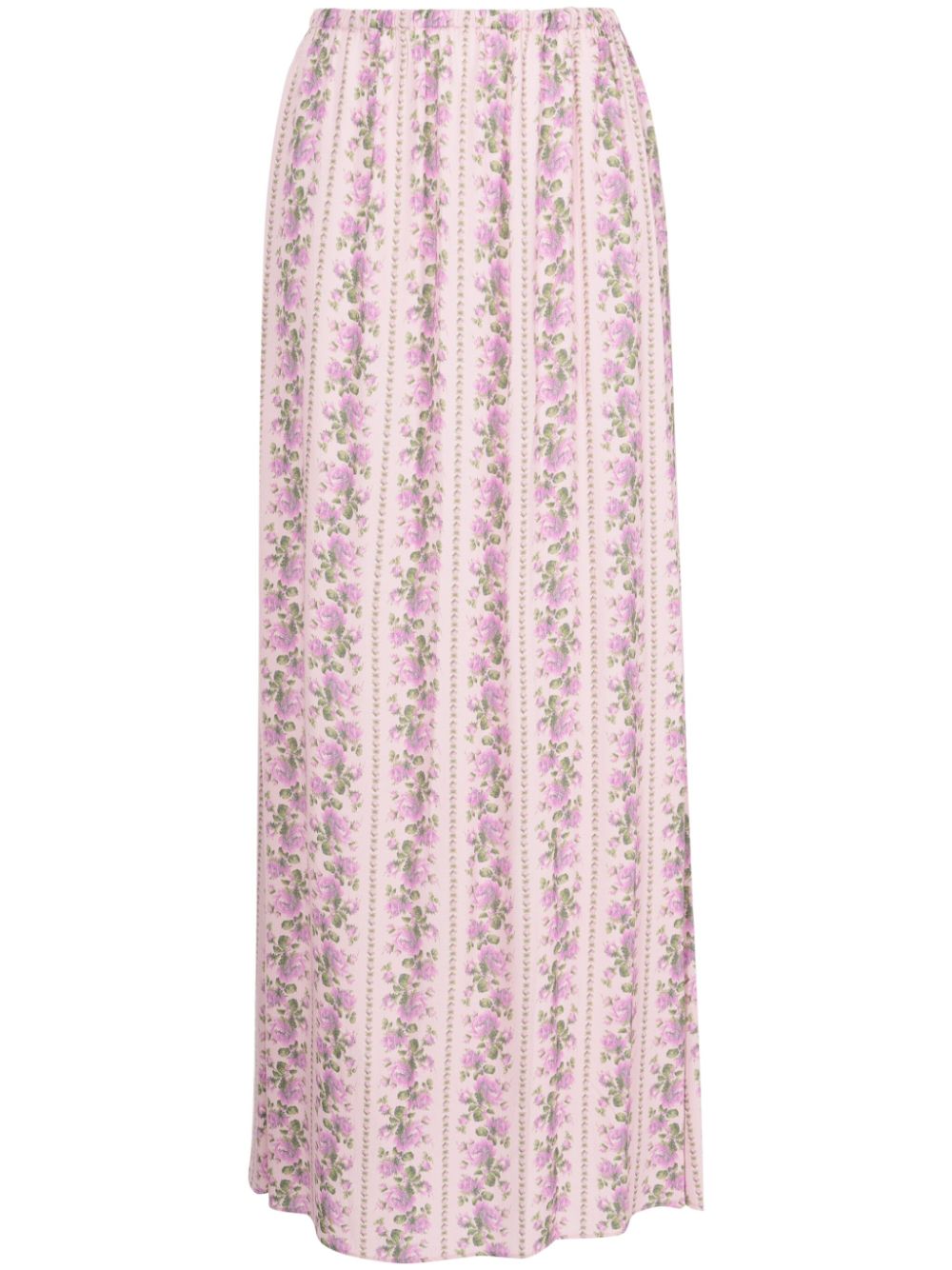 LoveShackFancy Jamila floral-print maxi skirt - Multicolour von LoveShackFancy