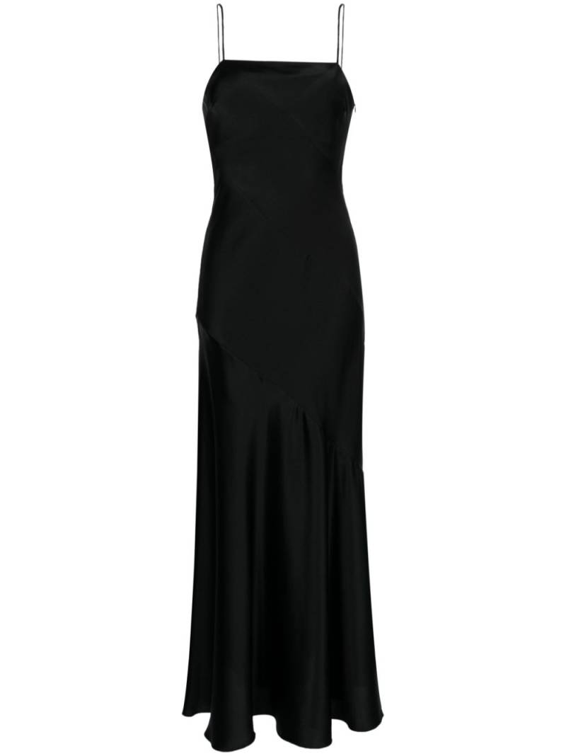 LoveShackFancy Oaklynn silk maxi dress - Black von LoveShackFancy