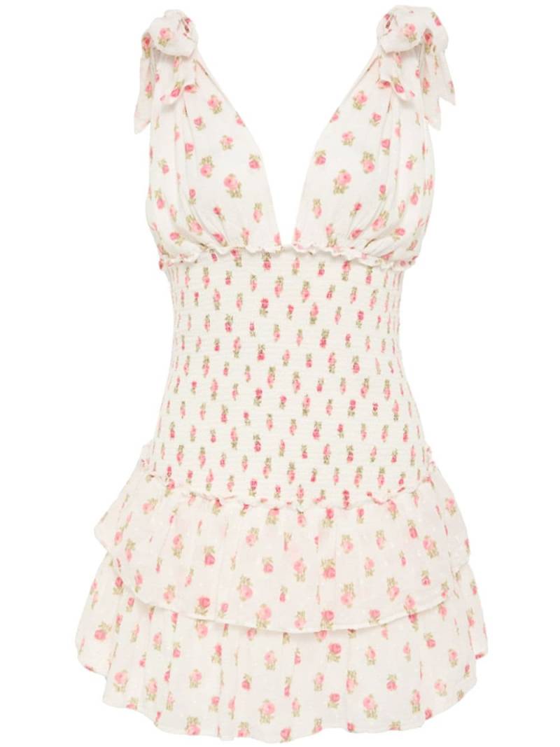 LoveShackFancy Rossi minidress - White von LoveShackFancy