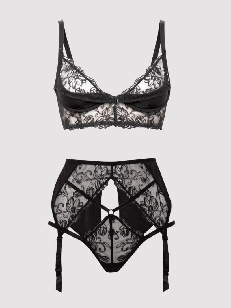 Lovehoney-lingerie Lotus Dessous Set - Amorana von Lovehoney Lingerie