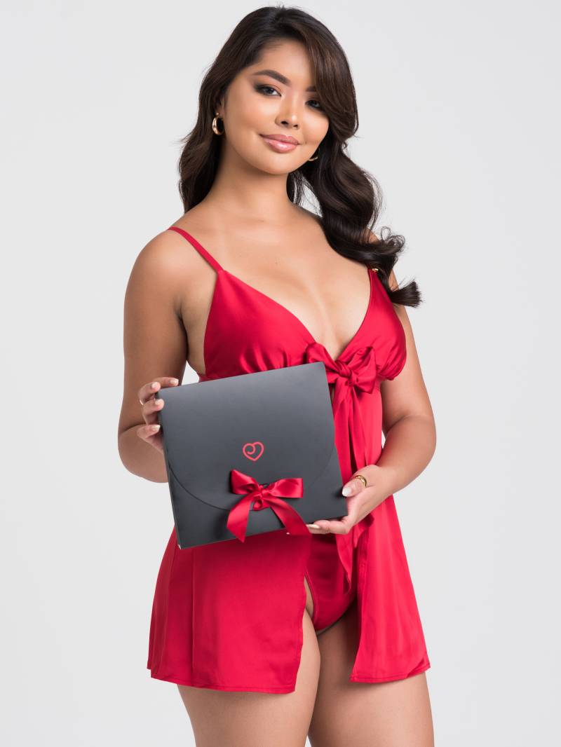 Lovehoney-lingerie Unwrap Me Baby Doll & String - Amorana von Lovehoney Lingerie