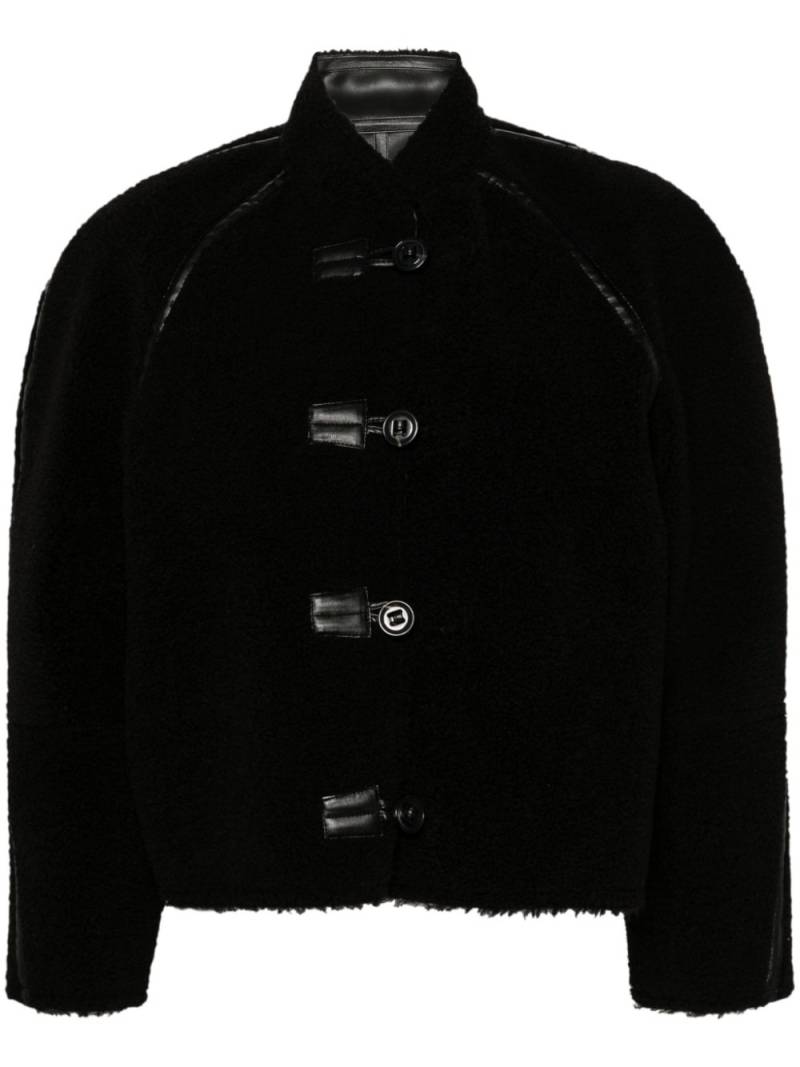 Low Classic faux-shearling jacket - Black von Low Classic