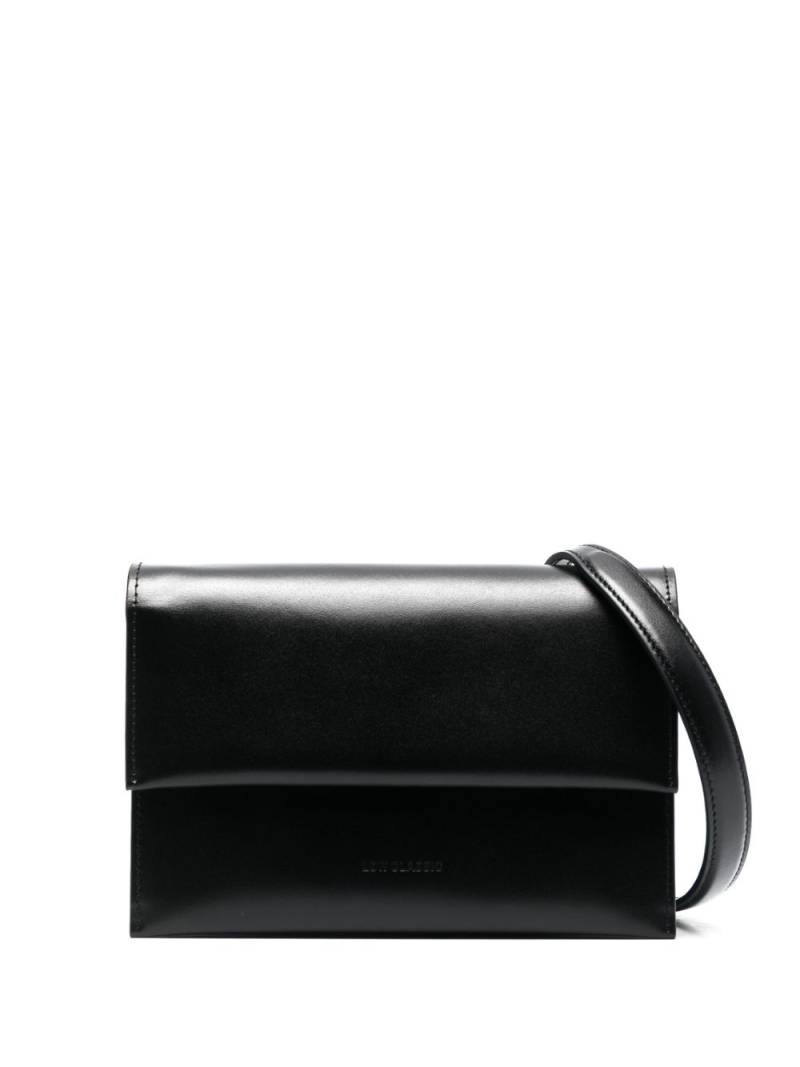 Low Classic foldover top leather bag - Black von Low Classic