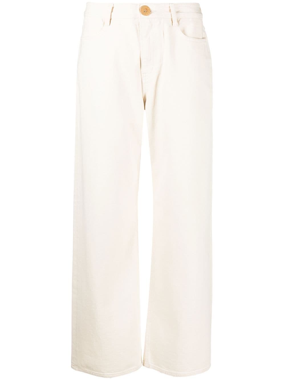 Low Classic high-waisted wide-leg jeans - White von Low Classic