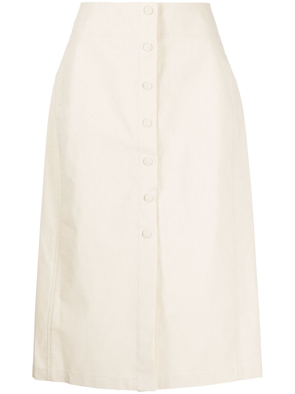 Low Classic knee-length skirt - Neutrals von Low Classic