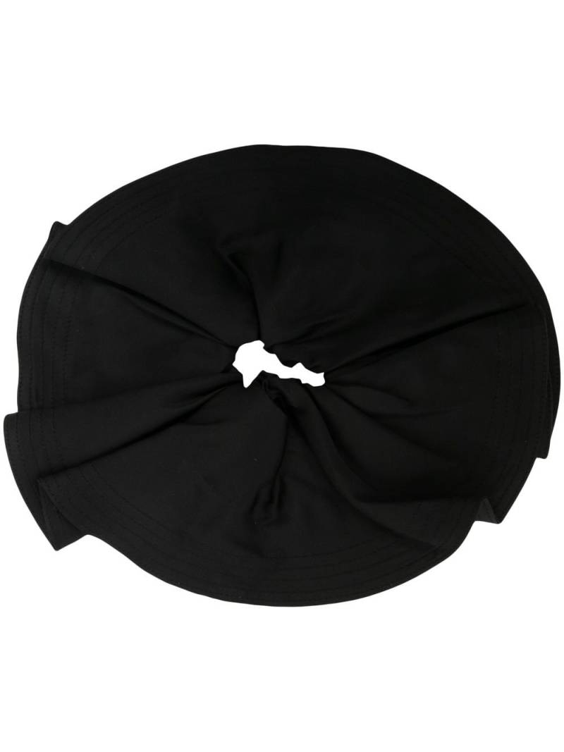 Low Classic large ruched scrunchie - Black von Low Classic