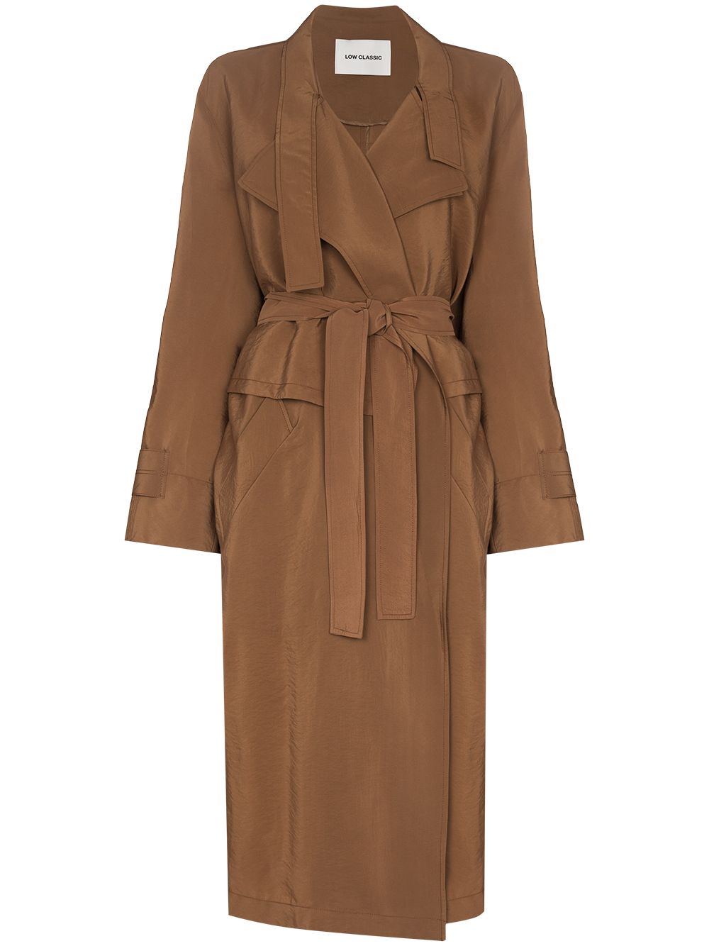 Low Classic layered belted trench coat - Brown von Low Classic