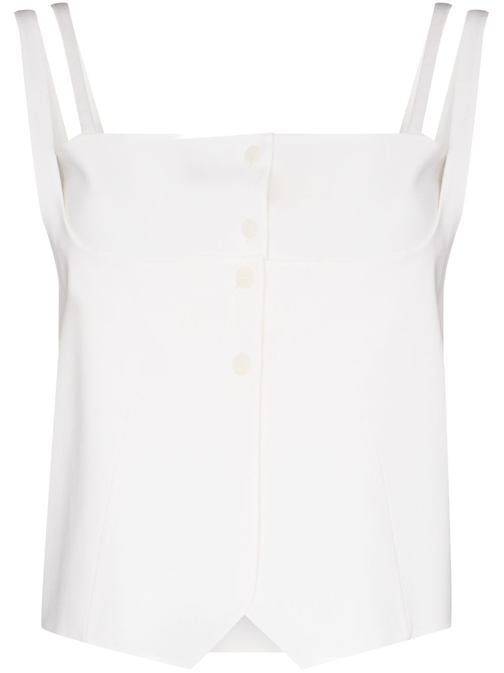 Low Classic layered tailored vest - White von Low Classic