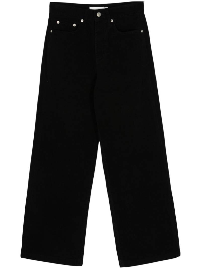 Low Classic logo-patch trousers - Black von Low Classic