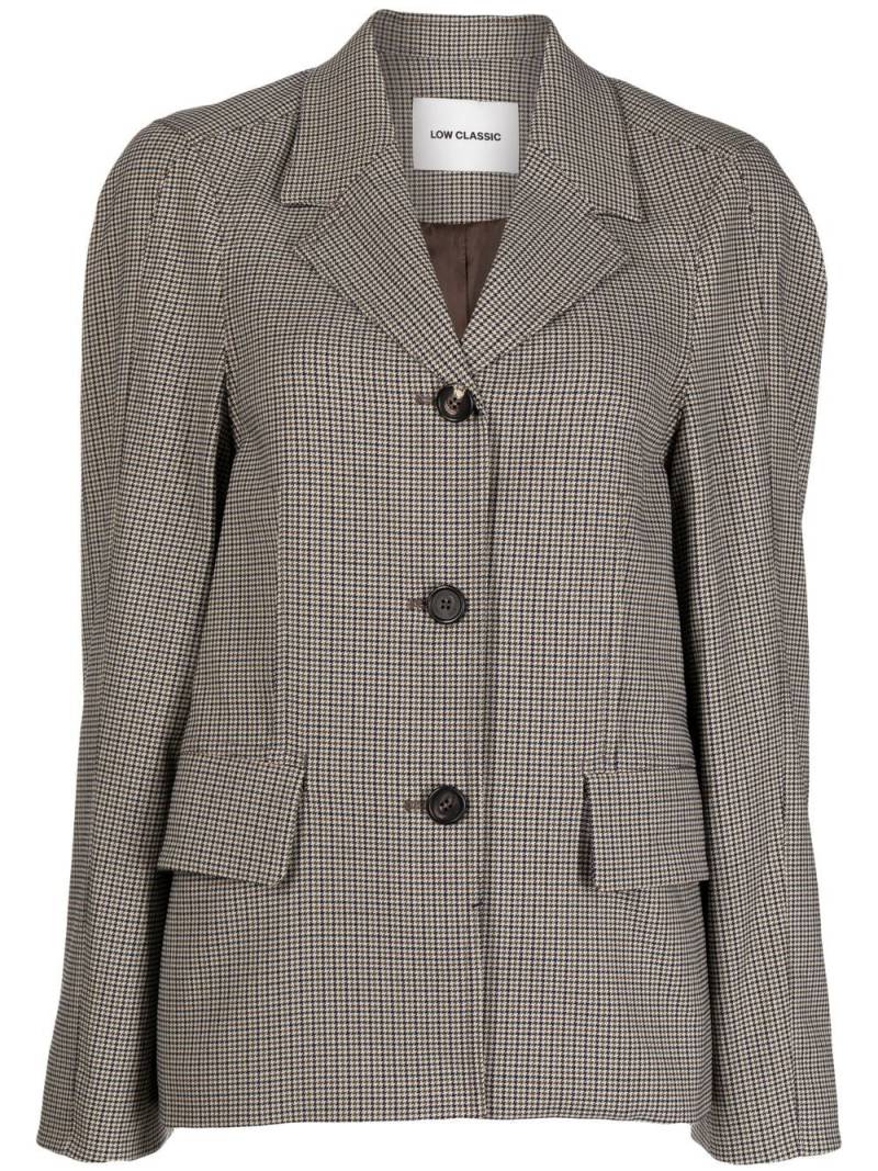 Low Classic oversized check blazer - Multicolour von Low Classic