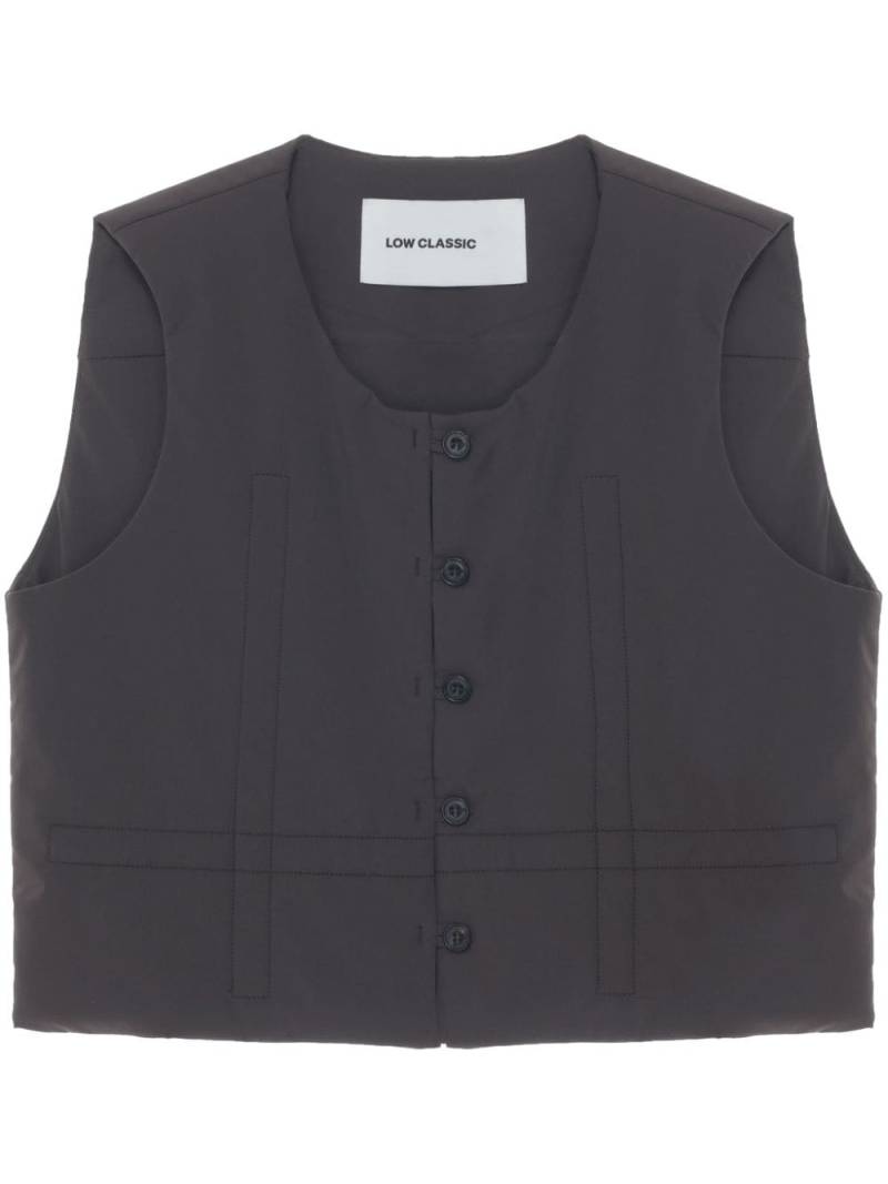 Low Classic padded vest - Brown von Low Classic