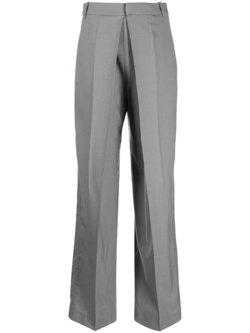 Low Classic pleated wool tailored trousers - Grey von Low Classic