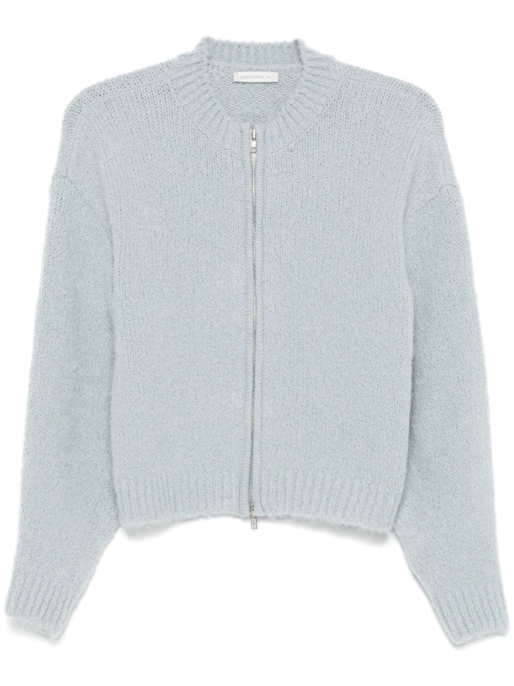 Low Classic ribbed-knit cardigan - Blue von Low Classic