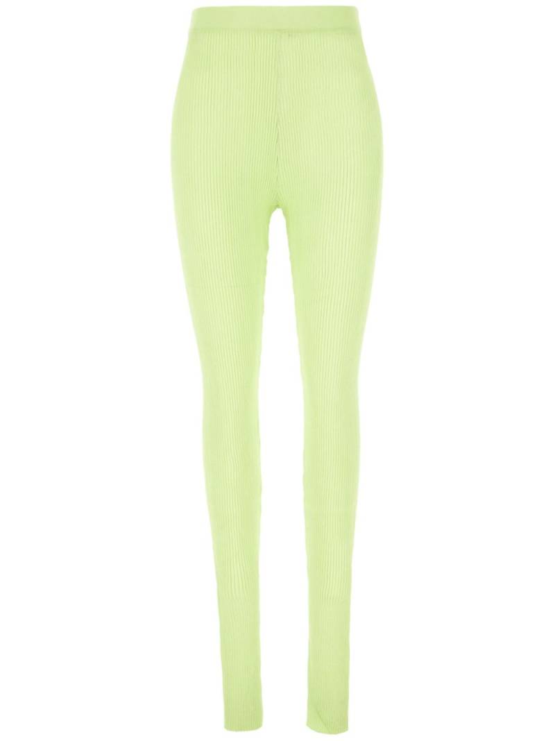 Low Classic ribbed leggings - Green von Low Classic