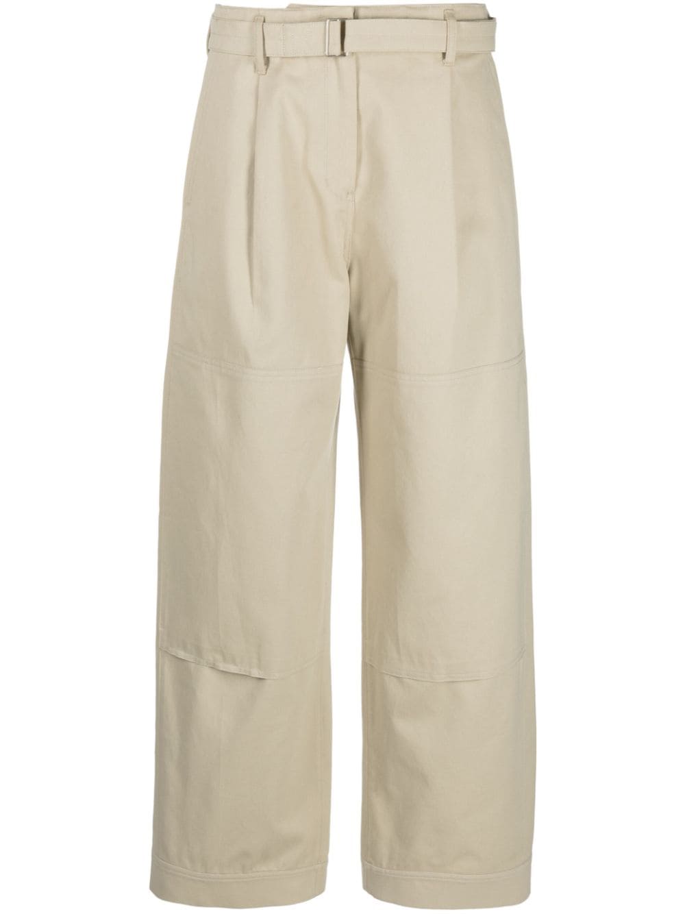 Low Classic straight-leg tapered trousers - Green von Low Classic