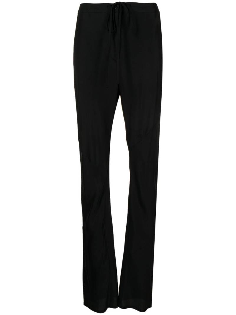 Low Classic straight-leg trousers - Black von Low Classic