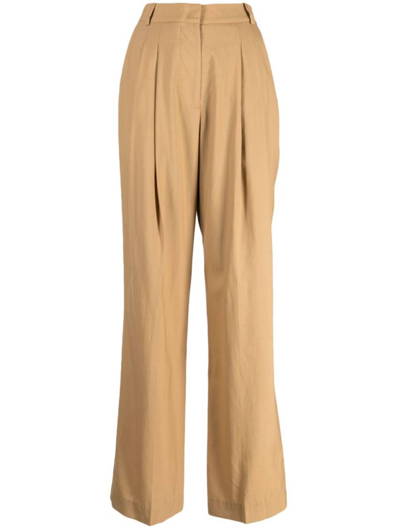 Low Classic straight-leg wool trousers - Neutrals von Low Classic