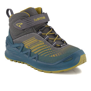 Lowa Merger GoreTex Jungen Outdoorschuh Grau 28-35 von Lowa