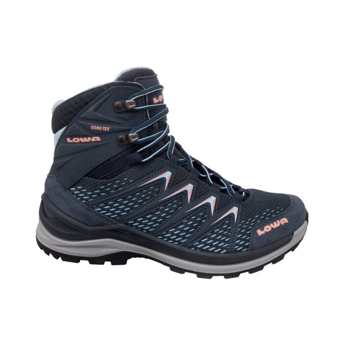 Nordic-Walking- und Wanderschuh Innox Pro Mid Cut GTX für Damen dunkelblau von Lowa