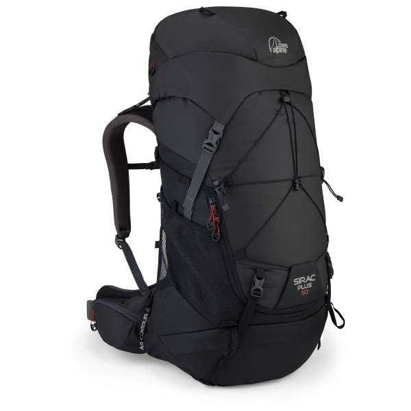 Lowe Alpine - Sirac Plus 50 - Trekkingrucksack Gr 50 l - L/XL schwarz/grau von Lowe Alpine