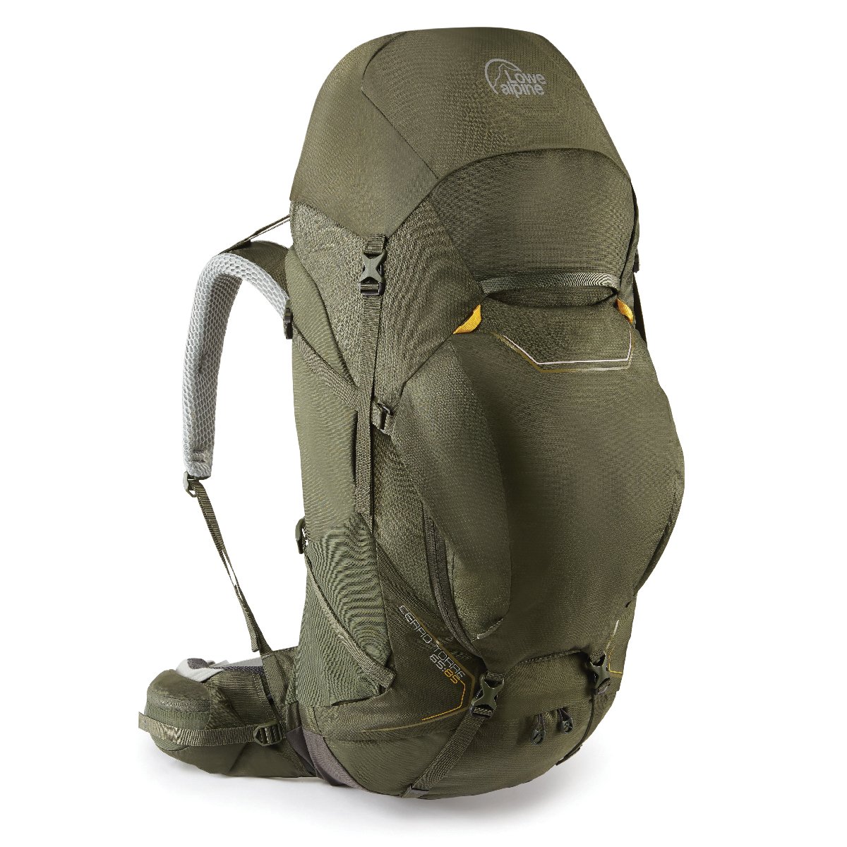 CerroTorre 65:85L Trekking-Rucksack, Dark Olive von Lowe alpine