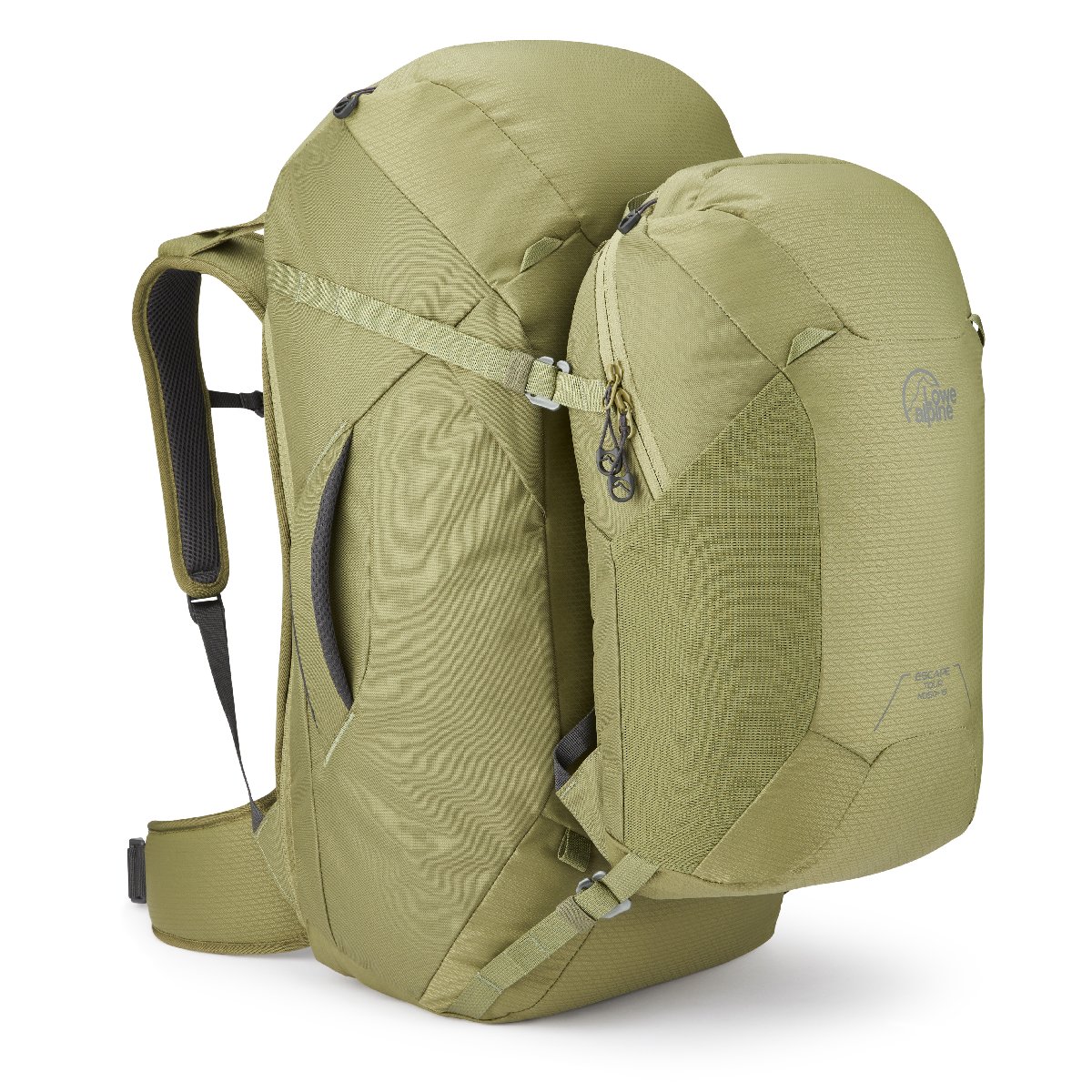 Escape Tour ND50+15L Backpacking-Rucksack Damen, Chlorite Green von Lowe alpine