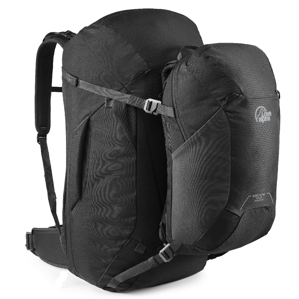 Escape Tour ND50+15L Backpacking-Rucksack Damen, Schwarz von Lowe alpine