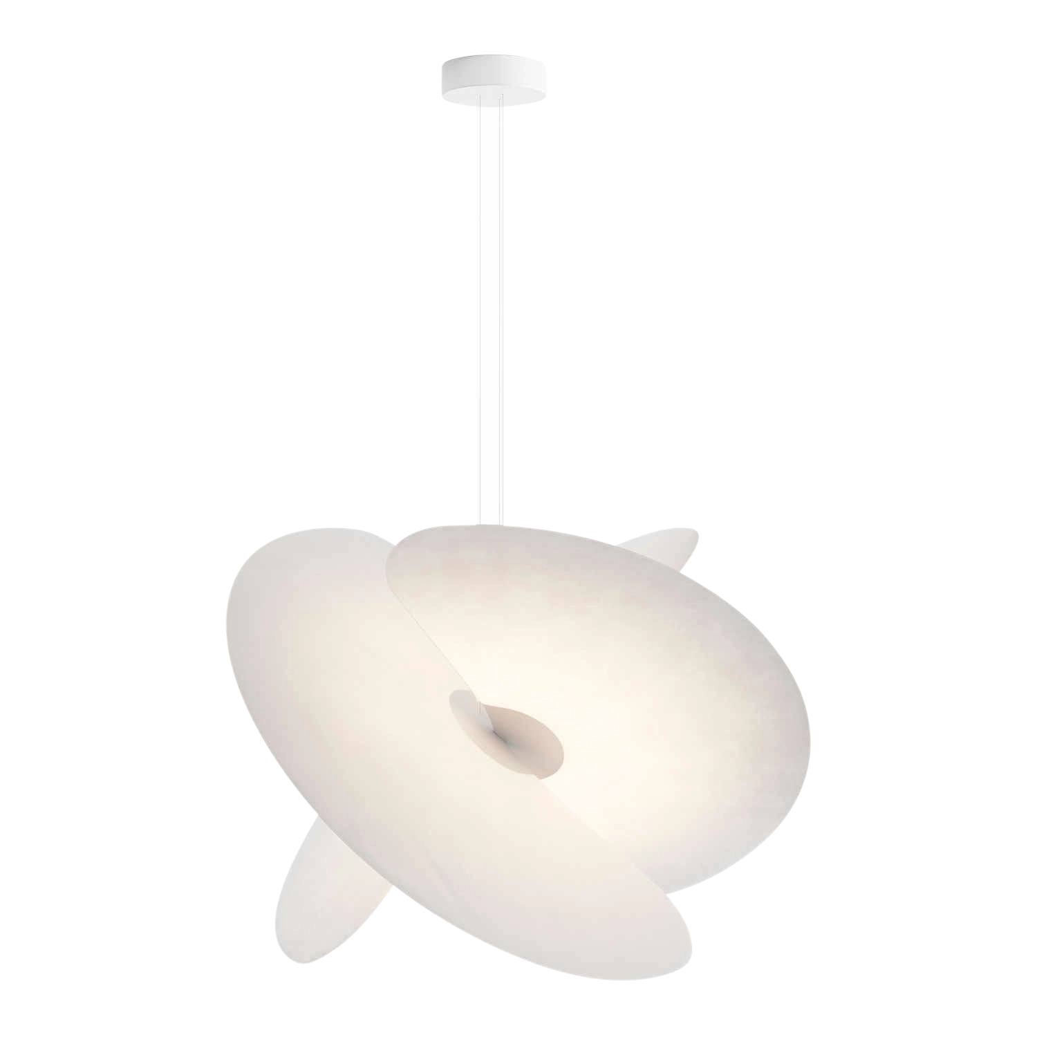 A06 LEVANTE LED Pendelleuchte, Panels l. 60 x h. 44 cm A06 LEVANTE LED Pendelleuchte, Panels l. 60 x h. 44 cm von Luceplan