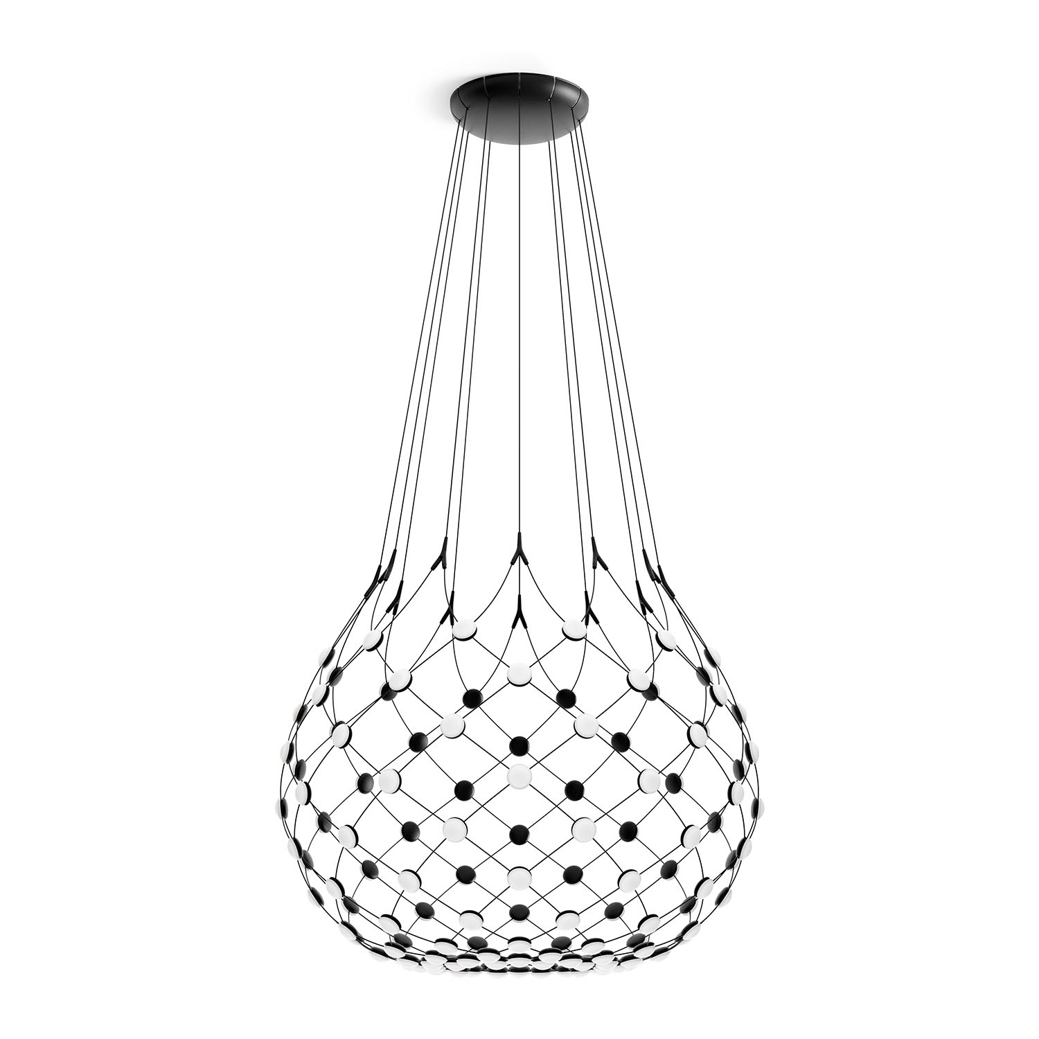 D86 MESH LED Pendelleuchte, Grösse d. 55 cm von Luceplan